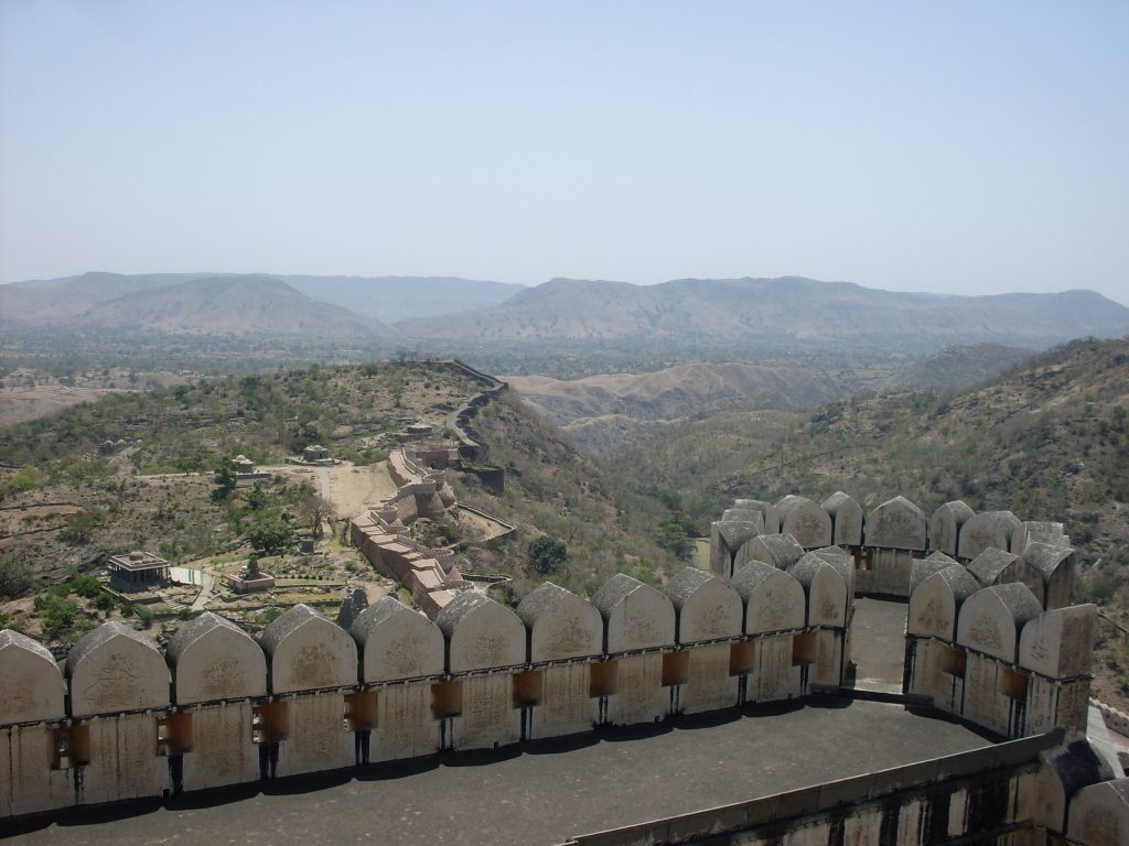 Kumbhalgarh Fort's wall continuously stretches more than 36 kilometres 