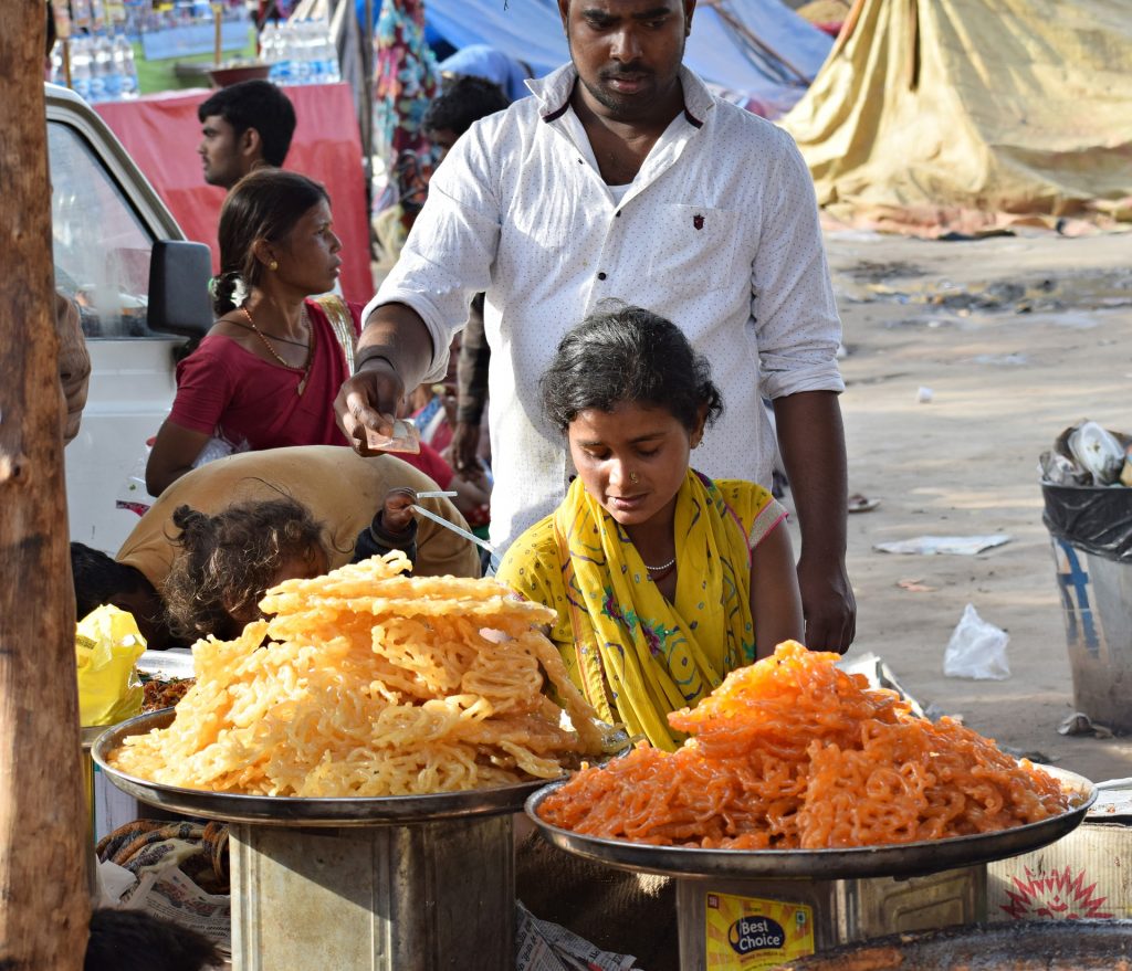 Jalebi Sweet Seller