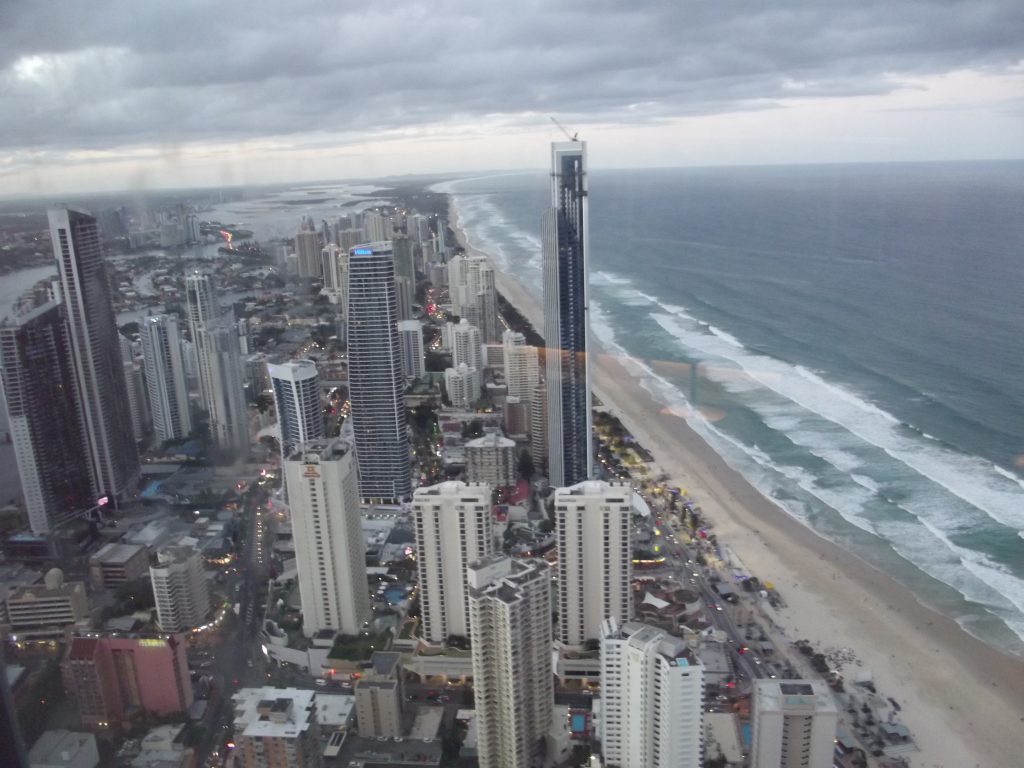 Overlooking Surfers Paradise in Australia's Gold Coast