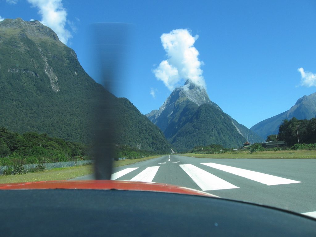 Approaching the spectacular Milford Sound