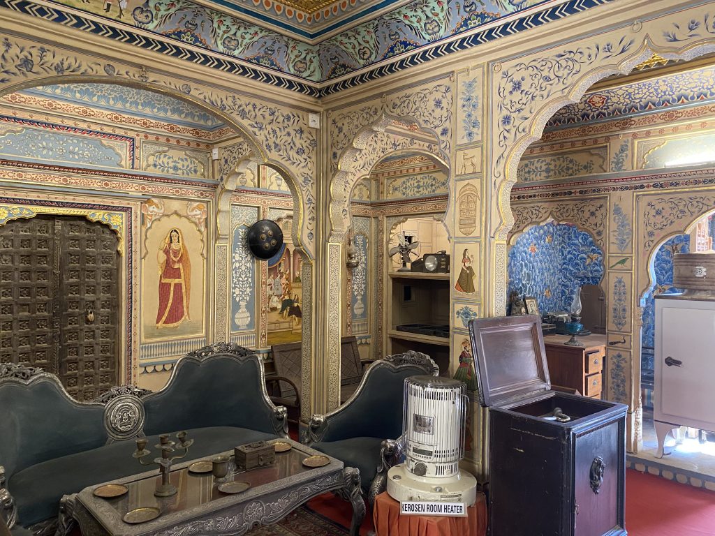 Elegant drawing room in Patwon ki Haveli