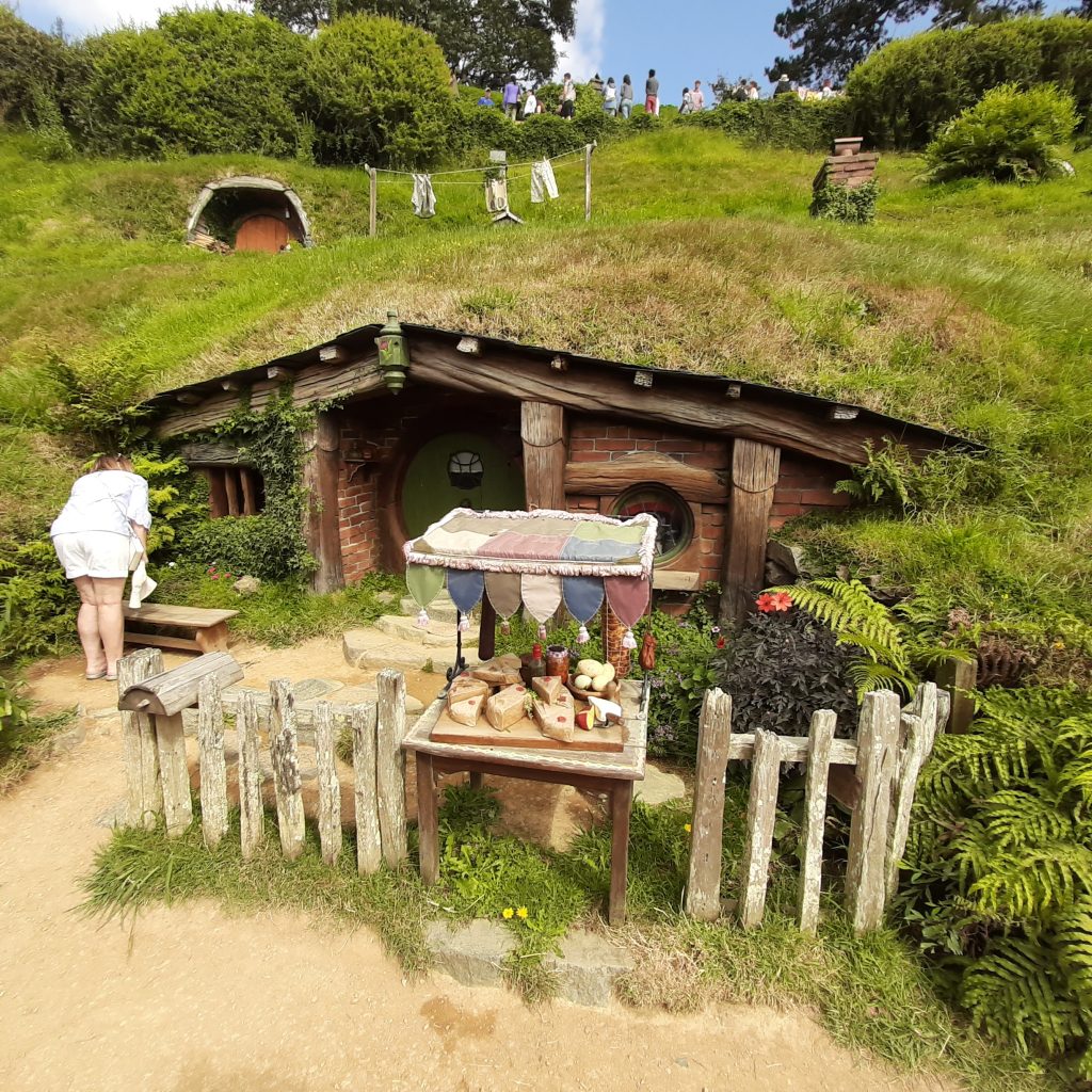 Hobbiton has 44 permanently constructed Hobbit Holes