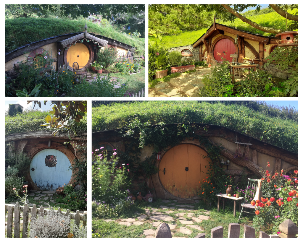 Hobbit holes in The Shire