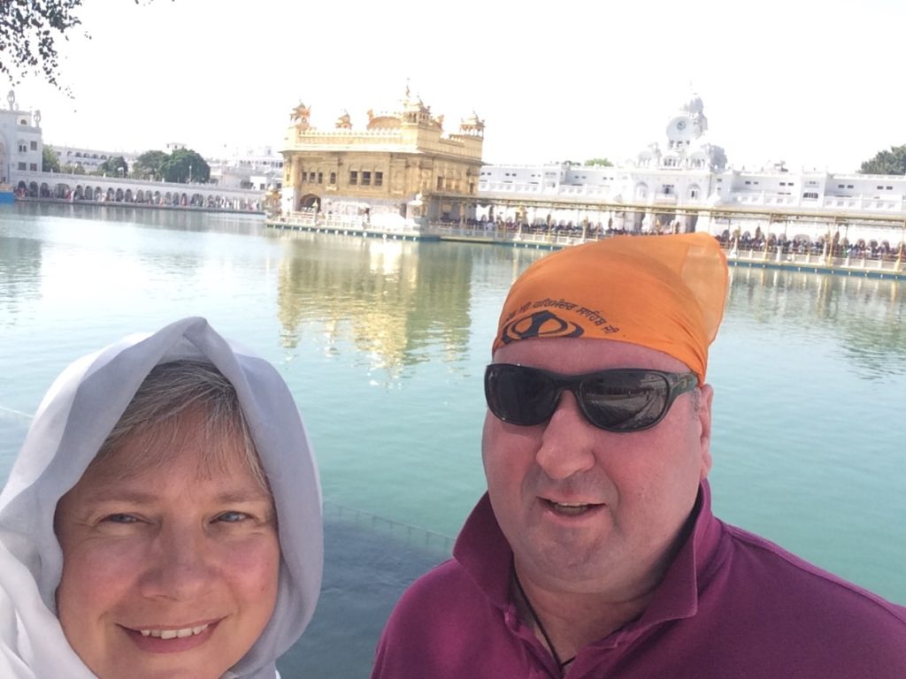 The Golden Temple, Amritsar, is very sacred for Sikhs.